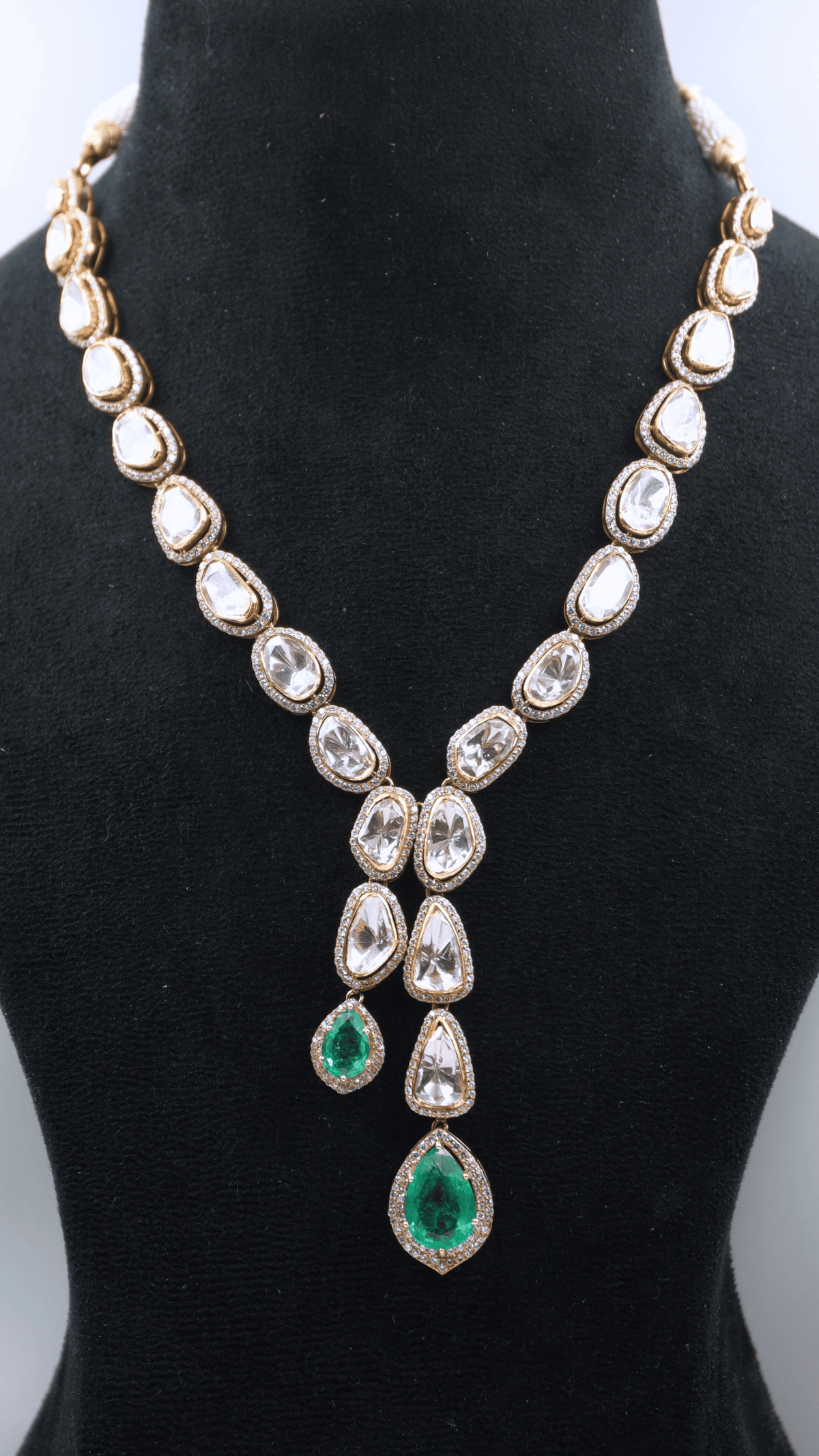 Teardrop Necklace Set with Earrings