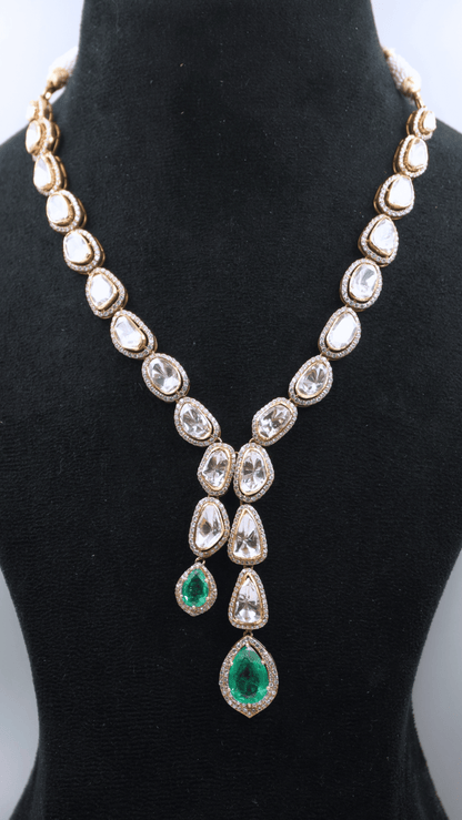 Teardrop Necklace Set with Earrings
