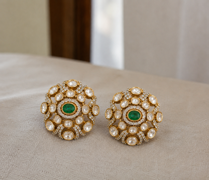 Aarvika Kundan Earrings