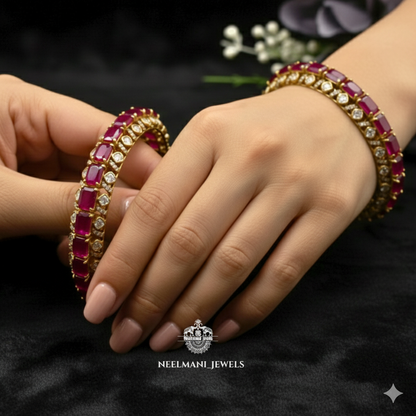 Wedding Wear Emerald Bangle