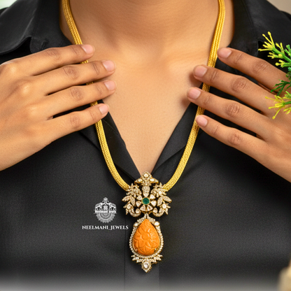 Coral 925 Silver Pendant Set for Girls & Women | New Trendy Design