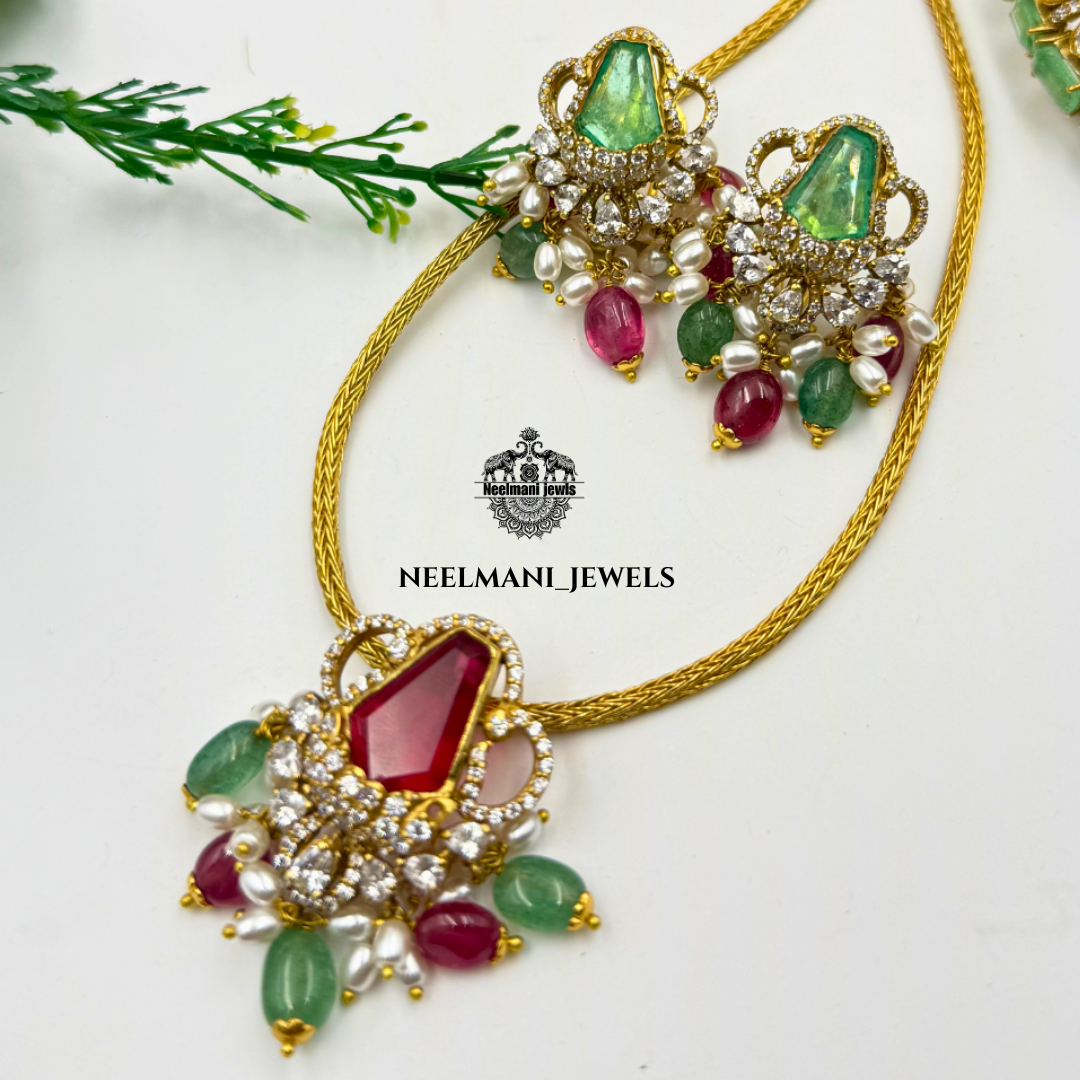 Traditional party wear stud earrings for women with elegant ethnic design