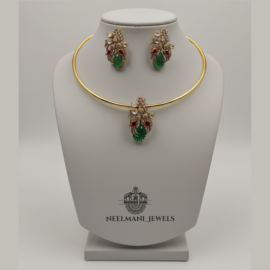 Bird Pendant Set for Girls & Women | Trendy Necklace Earrings Set