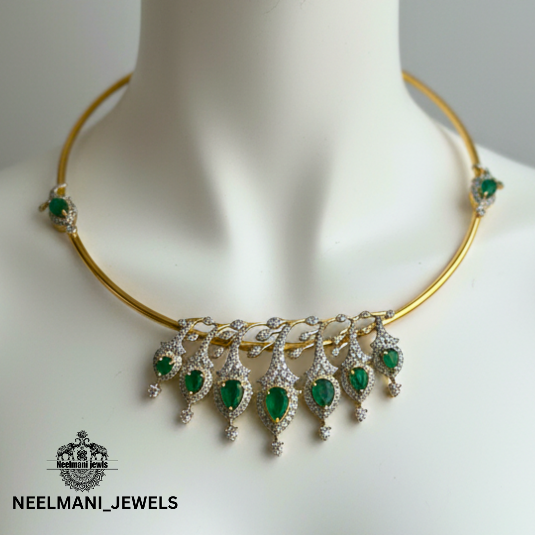 Latest American Diamond Kanthi Set for Girls & Women | Luxury AD