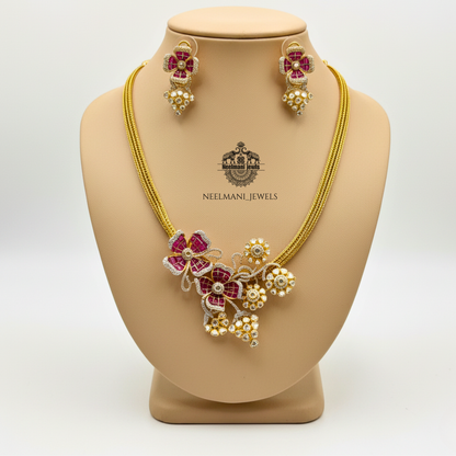 designer ethnic necklace for women