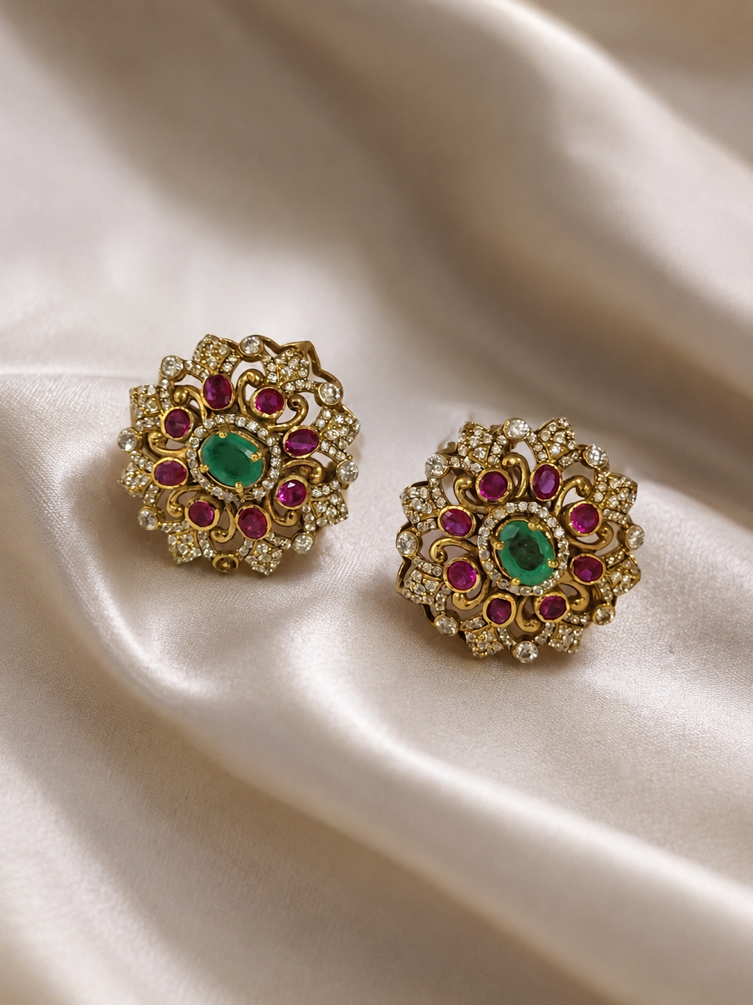 Premium Designer Stud Earrings for Women in Jaipur Style