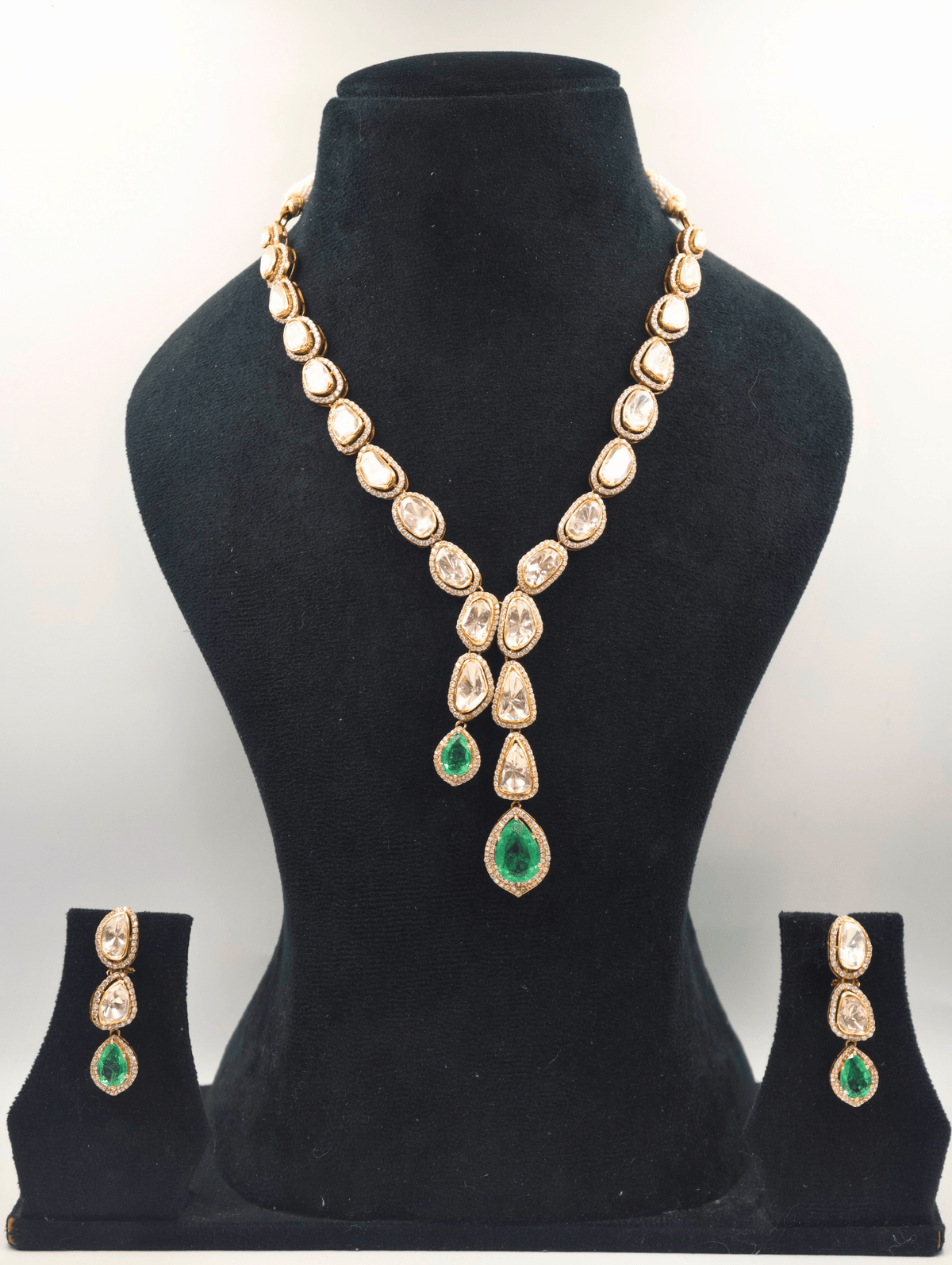 Teardrop Necklace Set with Earrings