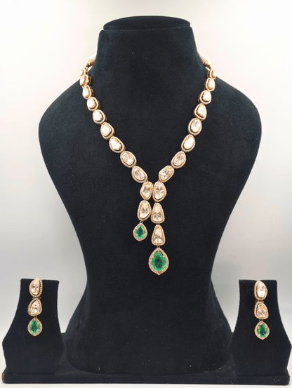 Teardrop Necklace Set with Earrings