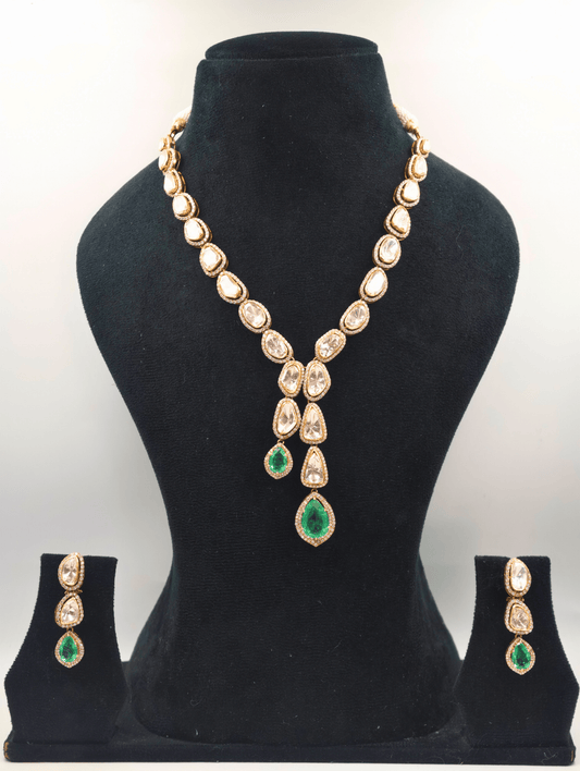 Teardrop Necklace Set with Earrings