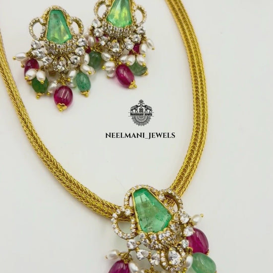 Traditional party wear stud earrings for women with elegant ethnic design