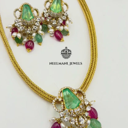 Traditional party wear stud earrings for women with elegant ethnic design