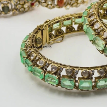 Russian Emerald Bangle