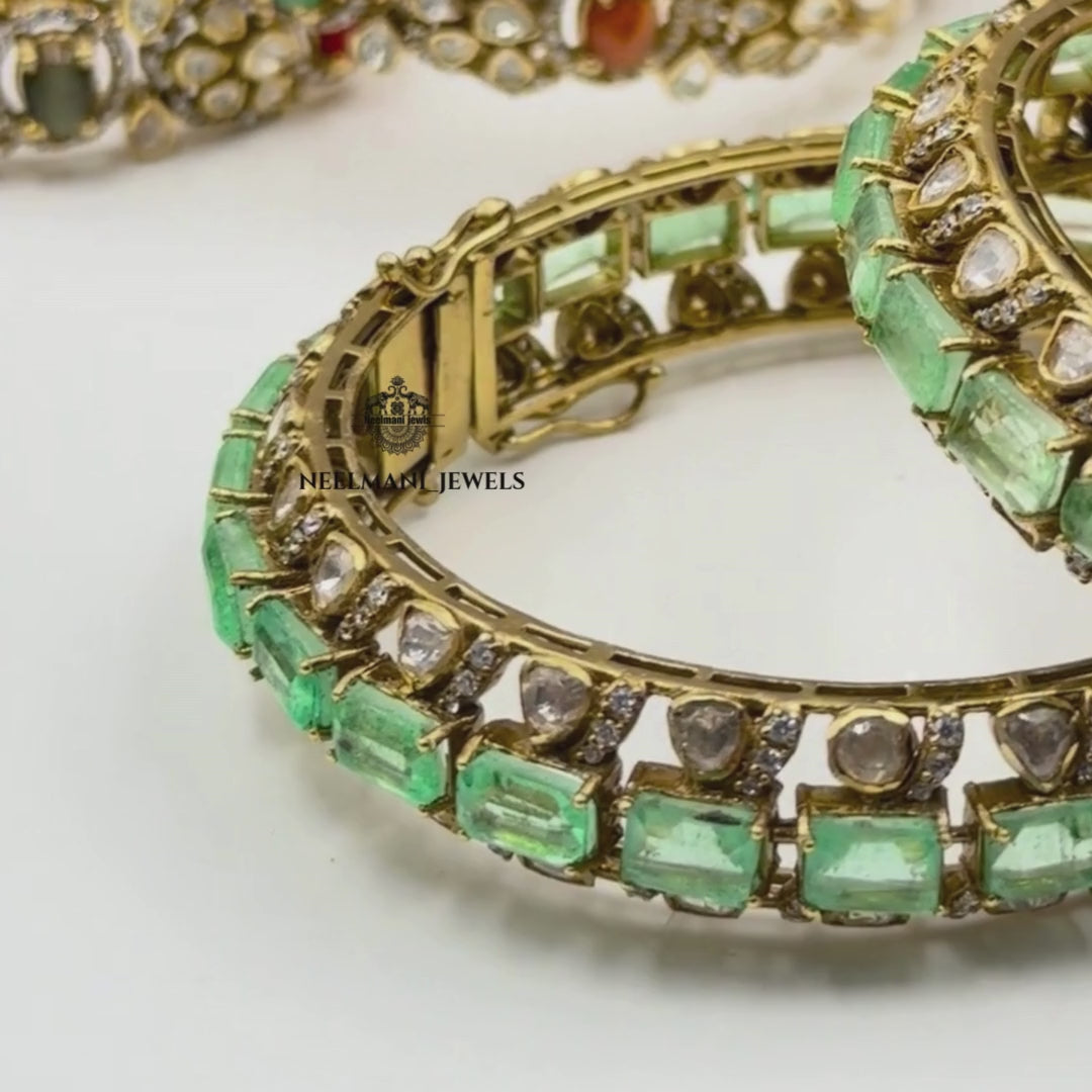 Russian Emerald Bangle
